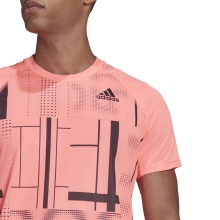 adidas Tennis-Tshirt Club Graphic Tee acidrot Herren